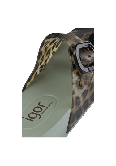 Habana S10336 Verde Çift Tokalı Kadın Terlik 001