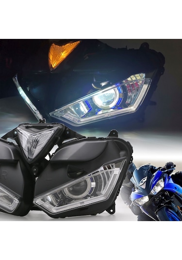 Yamaha R3 R25 Ön Far 2015 2018 Model Özel Tasarım Mercekli Led Angel Gözlü Far Premium Kalite 1 ADET