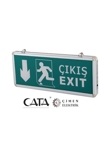 5 Adet Cata Ct 9167 3w Çift Yönlü Ledli Exıt Çıkış Armatürü