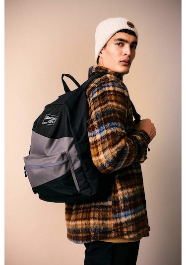 Defacto Unisex Su Geçirmez Kumaş Okul Sırt Çantası A9333AXNSBK27 Siyah