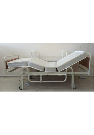 2 Motorlu Hastane Tipi Hasta Karyolası Full Abs