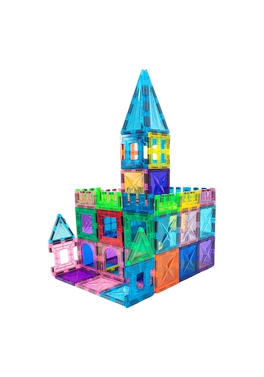 Magblock Manyetik Yapı Blokları - 128 Parça - Eğitici Oyuncak - Z