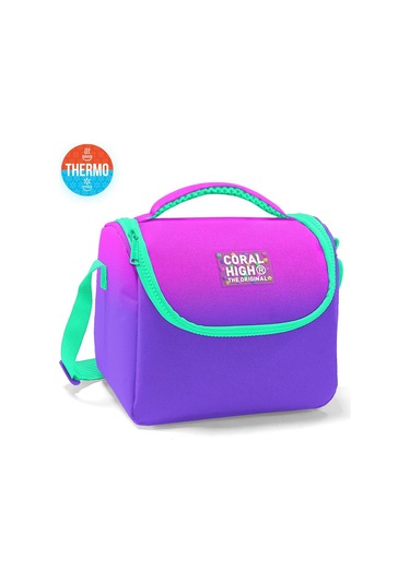 Coral High Kids Pembe Mor Renk Geçişli Thermo Beslenme Çantası 11762