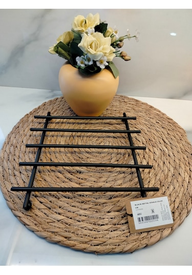 Md Black Metal Nihale 20 Cm Siyah