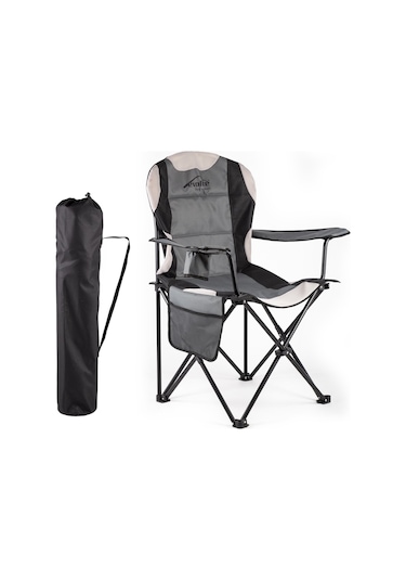 Evolite Gri Nature Katlanabilir Kamp Koltuğu Gri