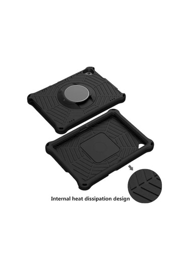 Yunboo Lenovo M10 Fhd İçin Örümcek Ağı Desenli Taşınabilir Tablet Kılıfı - Askılı Ve Ayaklı Kılıf Kılıf