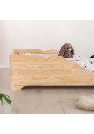 Markaawm Markaawm Night Montessori Karyola Ahşap Yatak Akçaağaç