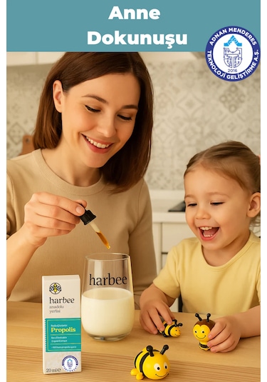 Su Bazlı Propolis Damla 20ml %15 Ham Propolis Desteği