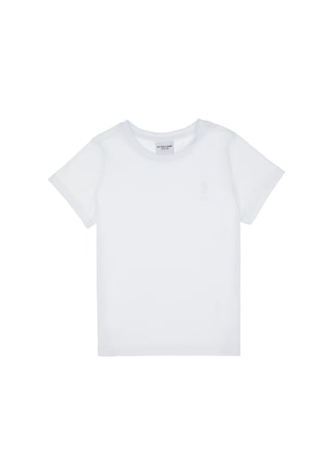 U.s. Polo Assn. Erkek Çocuk Beyaz Tişört Basic 50306502-vr013 Beyaz