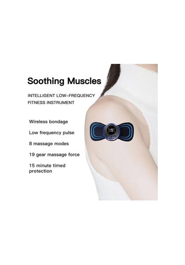 Emc Mini Vücut Masaj Aleti, Şarj Edilebilir, Boyun Ve Vücudun Geri Kalanı Ve Kas Gevşemesi Için Harika, En Kaliteli Ürün Hd7pz9 Çok Renkli