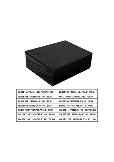 Flybuy Uv Teraş Su Sandalyeler Rüzgar Oxford Mobilya Masa Örtüsü Kanepe İpli Suya Dayanıklı Bahçe Çim Bank Açık DiğER