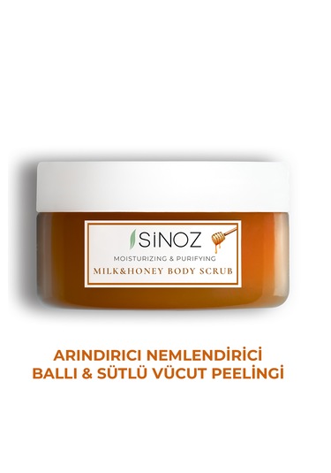 Sinoz Süt & Bal Arındırıcı Ve Nemlendirici Vücut Peeling 300 ML