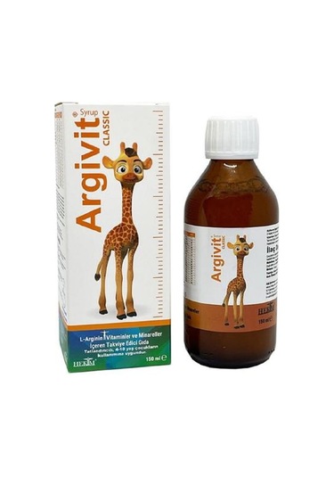 Argivit Şurup.L-Arginin.Vitamin.Mineral-150 Ml