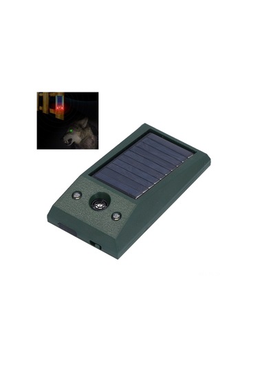 Skycity Sokağa Ve Kamp İçin Çok Fonksiyonlu Hayvan Kovucu - Ultrasonik Güneş Enerjili Led Su Geçirmez Alev Işıklı Fare Ve Yabani Hayvan Kovucu