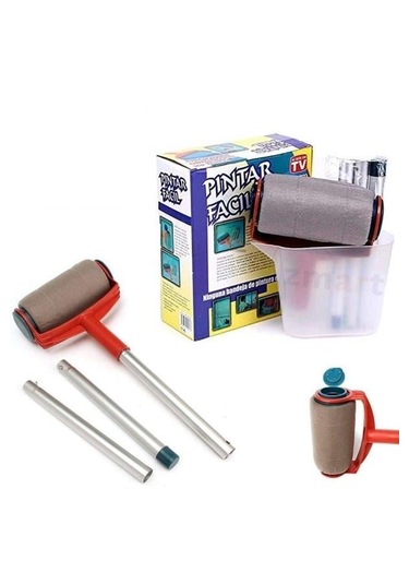 Pintar Facil Boya Badana Rulo Seti Zahmetsiz Yıkanabilir Rulo Fır