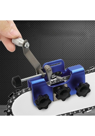 Novahub Küçük Ve Taşınabilir Zincirli Testere Bileyici Aparatı, 3 Taşlama Çubuğu İle, Hızlı Bileme Alet Seti