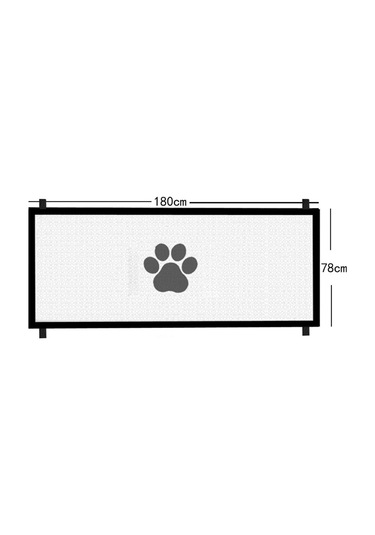 Homyl Pet Çit Kapalı Güvenli Koruma Köpek Kapısı Stil-g