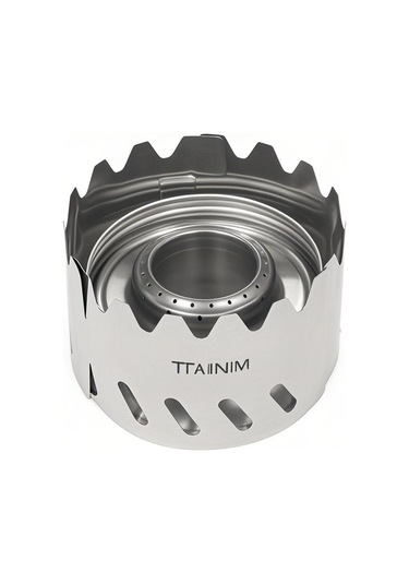 Ximistore9 Tomshoo Taşınabilir Katlanır Rüzgarlık Ve Tencere Standı - Kamp Ve Doğa Yürüyüşü İçin Hafif Titanyum Aksesuar