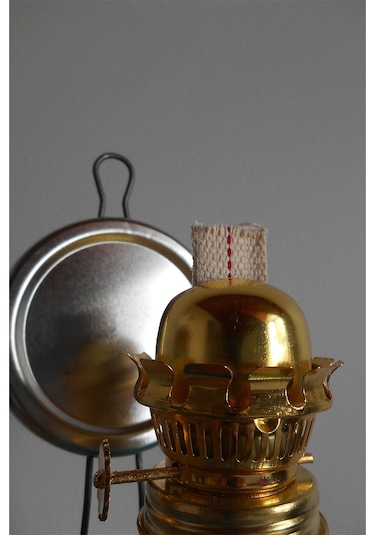 Nostaljik Gaz Lambası Büyük Boy Mavi