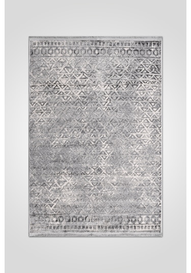 Notteo Modern Halı Yumuşak Dokulu, Dokuma Tabanlı, 7 Mm İnce Form, Dayanıklı Gri 1