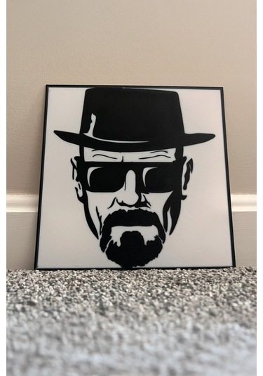 Breaking Bad Heisenberg Dekoratif Aydınlatma Led Gece Lambası Beyaz