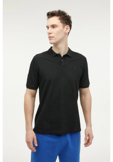 Lumberjack 5M MB CT953 POLO T SH 5FX Erkek Siyah Tişört