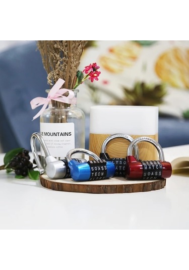 Willowhaven 1 Adet Silvery Sağlam Çinko Alaşım Kombinasyonlu Kilit - 5 Harfli Şifreli, Pilsiz, Spor Salonu, Okul, Dolap, Bahçe İçin Güvenli