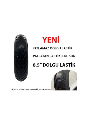 Xiaomi 8.5 İnç Elektrikli Scooter Dolgu Patlamaz Lastik Sway