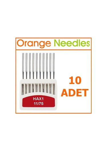 Orange Hax1 Ev Tipi Dikiş Makine İğnesi 11 Numara 10 Adet