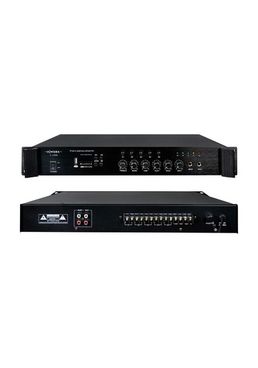 Nwork L-1000 5 Bölge Anfi Mixer 100 Watt Trafolu Bluetooth Usb Sd