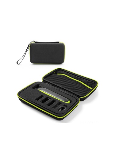 Qingmipy Philips Norelco Oneblade Qp2520/90/70 Seyahat Çantası İçin Kırmızı/yeşil Eva Koruyucu Kılıf Yeşil