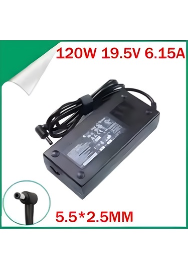 Monster 19.5V 6.15A 120W 2.5M 5.5 MM Uyumlu notebook Adaptör Mna-615