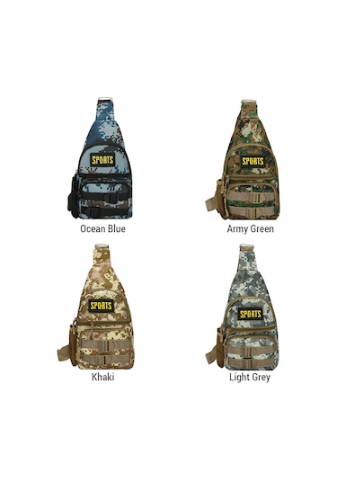Kamuflaj Büyük Kapasiteli Göğüs Çantası Açık Hava Kamp Y28584agr Diğer