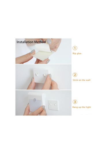 Neevoyu 2'li Usb Şarjlı Hareket Sensörlü Gece Lambası, Işığın Parlaklığı Ayarlanabilir, 4m Algılama Mesafesi, Islak Beyaz Işık, Duvar Takımı İle Diğer