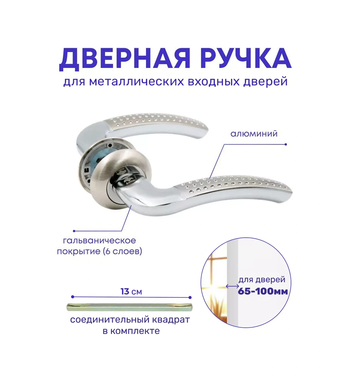 Loid Loid İç Kapı Ve Giriş Kapıları İçin 2 Adet Kapı Kolu 173011048