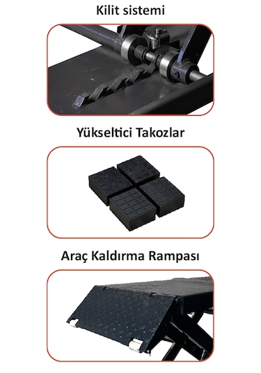 3.5 Ton 2 Metre Makaslı Lift Gpml101