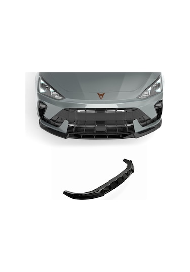 Cupra Leon 2024+ Makyajlı Ön Tampon Eki Lip Piano Black