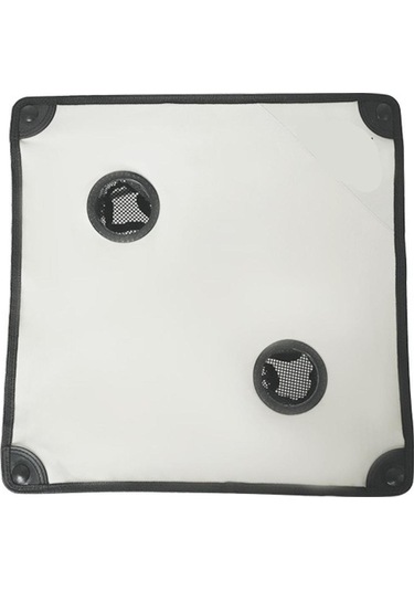 Dolıty Katlanabilir Kamp Masası Ağır Hizmet Tipi Çerçeve Beyaz Ve Siyah Çok Renkli