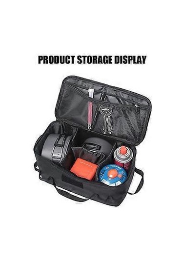 Açık Hava Kamp Pişirme Gereçleri Çantası Barbekü Izgaraları Saklama Çantası Piknik Sofra Takımı Düzenleyicileri Gazlı Ocak Tencereleri Taşınabilir Çanta Kil Rengi Çok Renkli