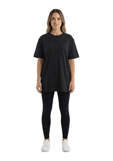 Musclecloth Training Kadın Oversize T-shirt Siyah