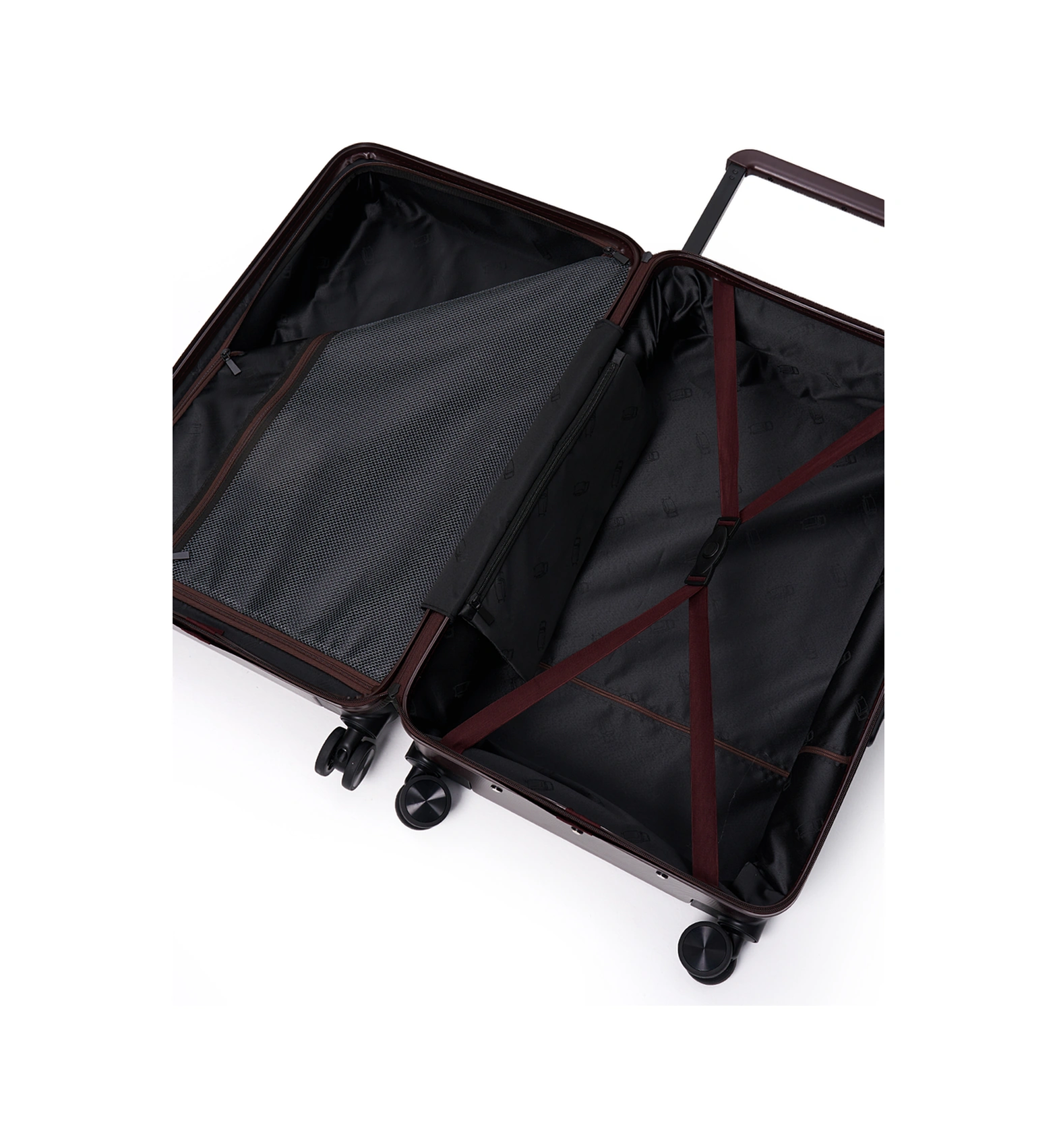 Elatae Vouge Exclusive Ultra Strong 2'li Valiz Seti Orta Boy - Kabin Boy Mor V10737 Mor