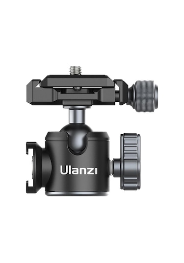 U-80l Arca Side Cold Shoe Ball Head Tripod Başlığı Siyah