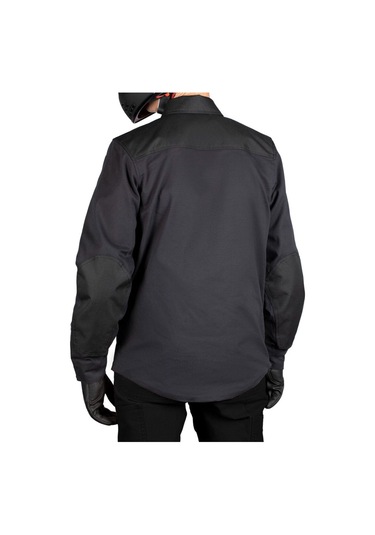 Icon Upstate Canvas Ce Korumalı Motosiklet Montu Siyah