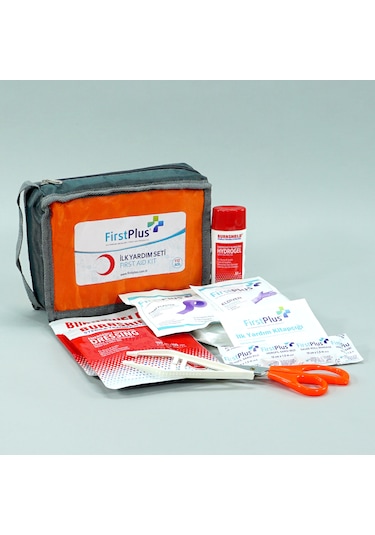 Firstplus Fp08.104 Yanık Ekstra İlk Yardım Seti Gri - Turuncu