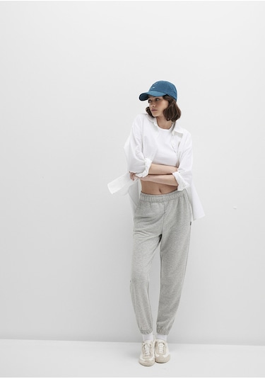 Mavi - Gri Basic Eşofman Altı 1600823-32175 Gri