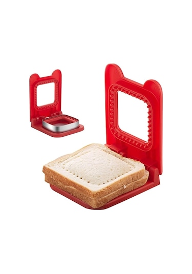 Cbtx Kare Sandviç Şekli Kesiciler Kalıp Kesici Kırmızı Kırmızı