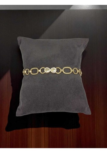 Altın Kaplama 925 Ayar Gümüş Sonsuzluk Bileklik Anlamlı Hediye Gümüş