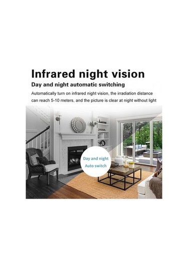 Novahub Akıllı Hd Kablosuz Ev Kamerası 600mah Kızılötesi Gece Görüşü Sesli İnterkom Kablosuz Kart Kaydı