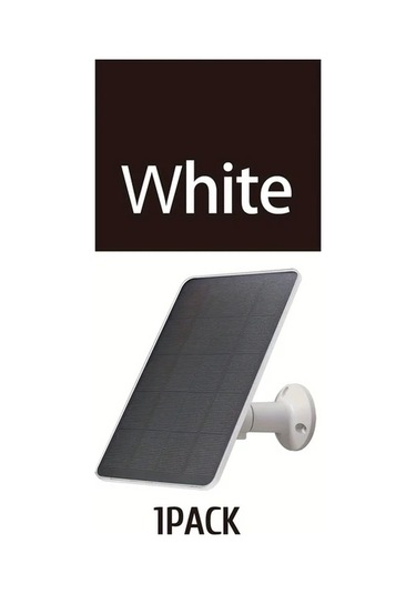 Xuweiwei Beyaz Tekli Paket Dusuk Voltaj Guvenlik Kameralari İcin 360 Derece Donmeli Mikro Usb Ve Usb C Uyumlu Kolay Kurulumlu Gunes Paneli