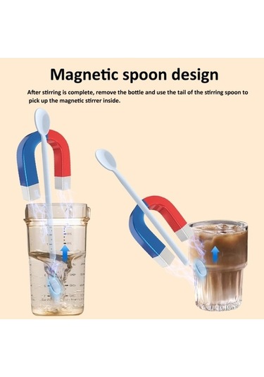 Flybuy 10.000rpm Manyetik Kaldırma Kahve Karıştırıcı, Süt Çalkalayıcı, Kırmızı Şarap Dejanter, Single Stirrer Mavi Mavi